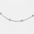 Модные бусины ожерелье из нержавеющей стали украшения серебряные ювелирные украшения каденас подвеска для женских сетей